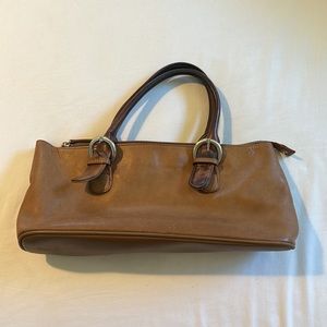 Great American Leatherworks vintage brown leather handbag